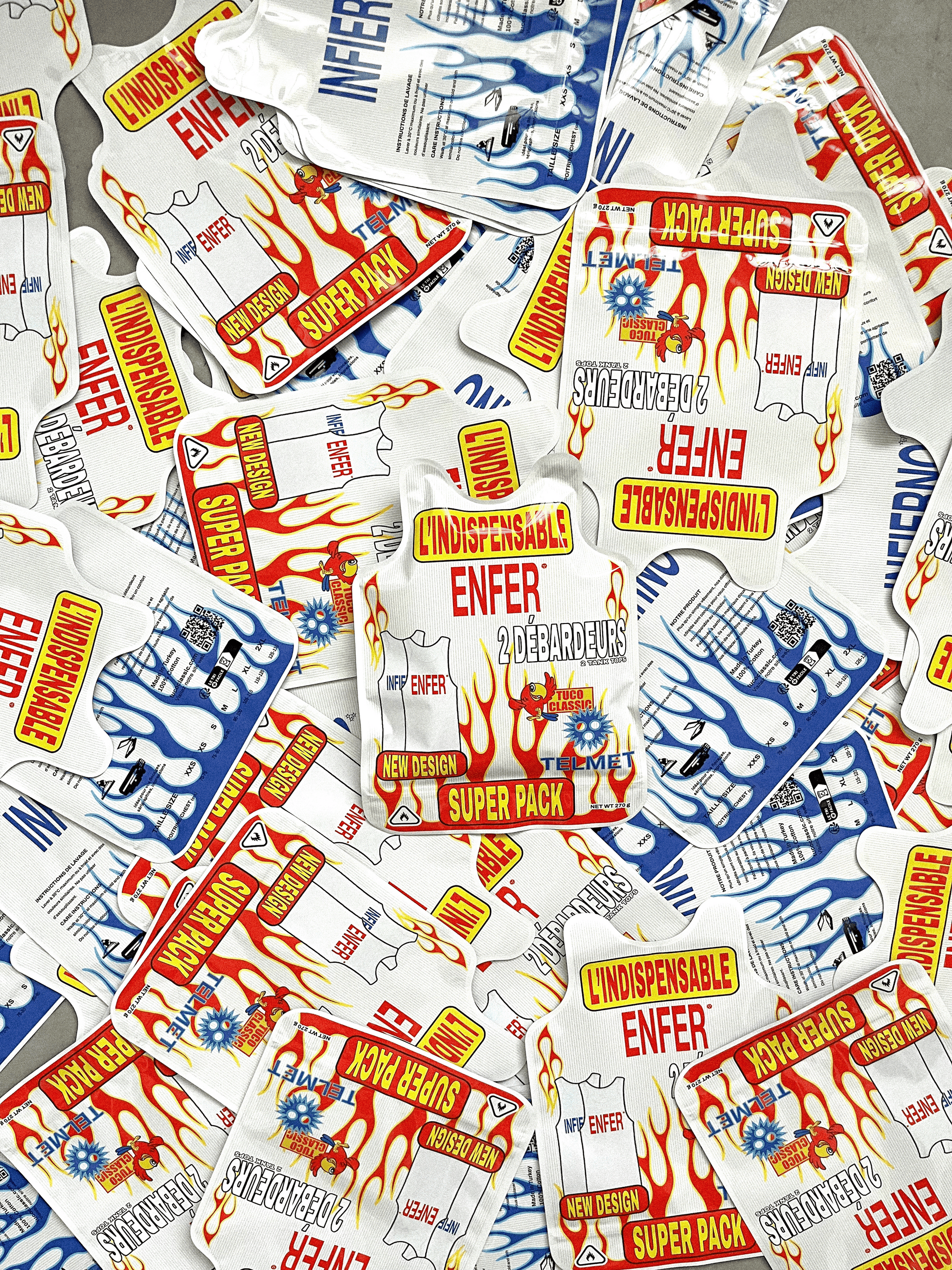 TUCO 2 TANK TOP PACK ENFER/INFIERNO