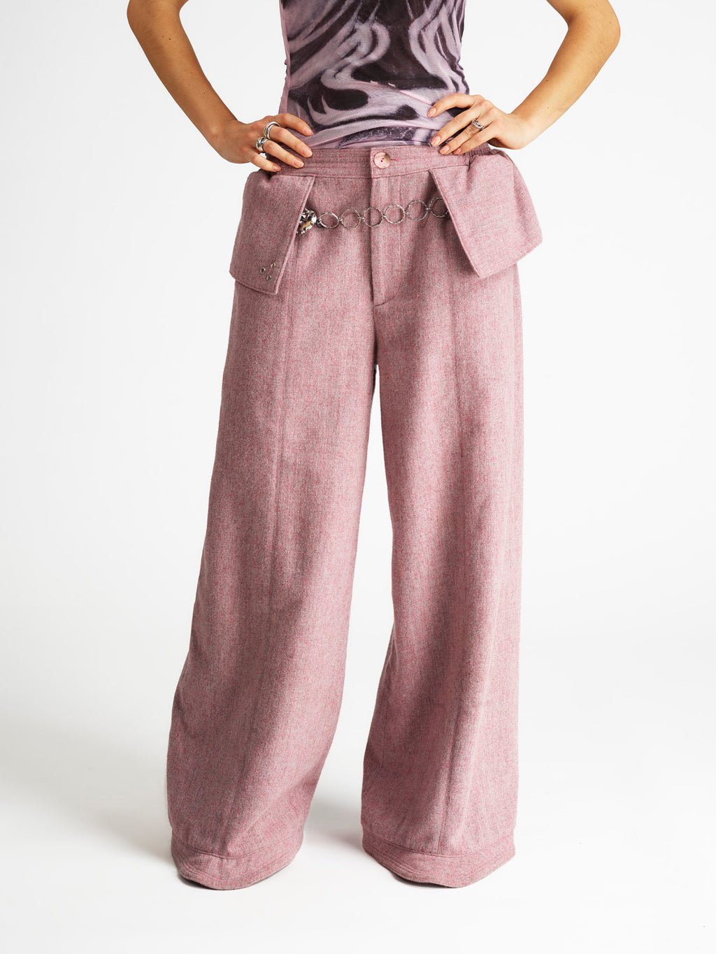 WOOL ARAI PANTS